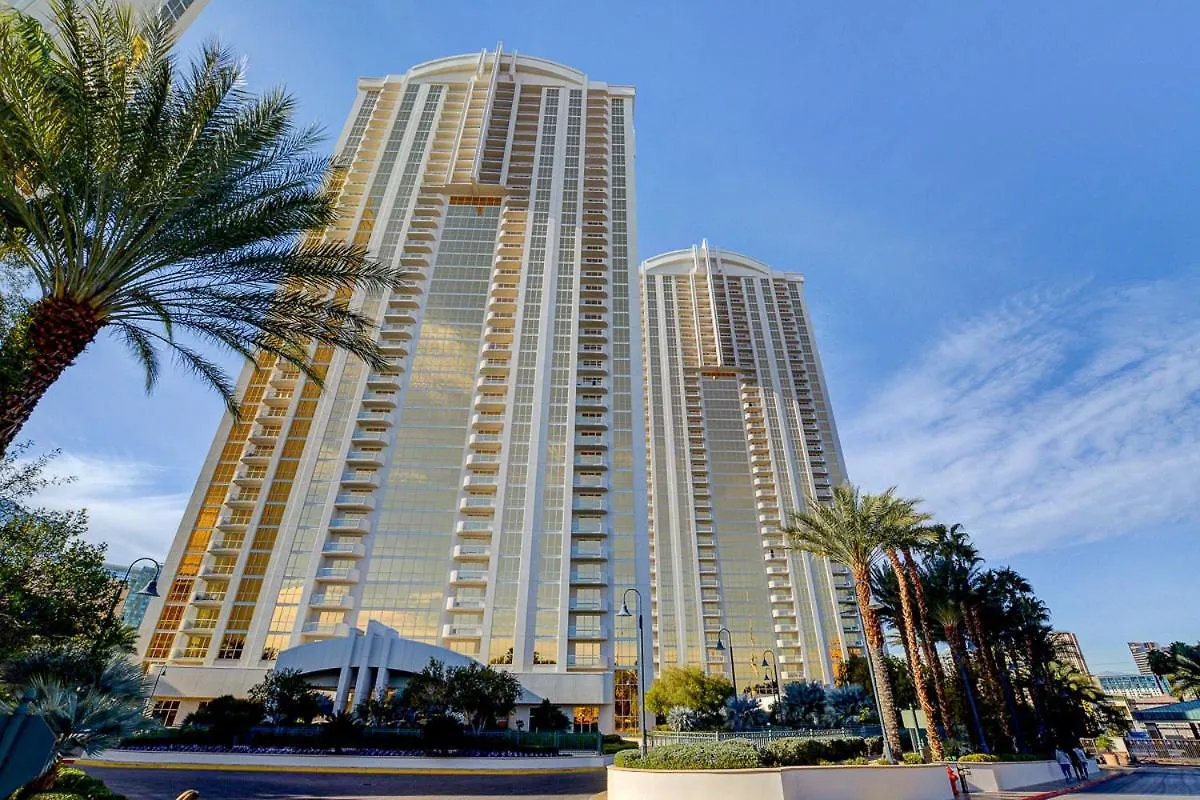 Lägenhetshotell Eclipse Studio At Mgm Signature Tower 3 Balcony Strip View F1 Track View Las Vegas USA